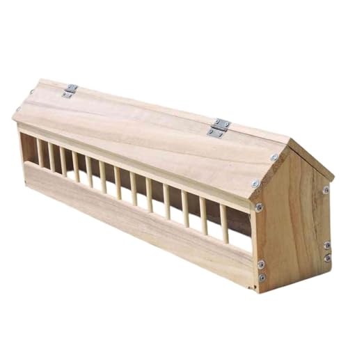 Ronyme Taubenfutterspender aus, Geflügelfutterspender, weniger Abfall, Vogelbedarf, Vogelspender, Hühnerfutterspender für Haustauben, Vögel, 80cm von Ronyme