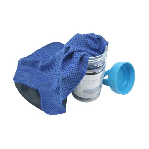 Ronyme Trainingshandtuch, kühlendes Handtuch, Kühlhandtuch für Hals und Gesicht, für Training und Strand, BLAU Ronyme Trainingshandtuch, kühlendes Handtuch, Kühlhandtuch für Hals und Gesicht, für Training und Strand, BLAU von Ronyme