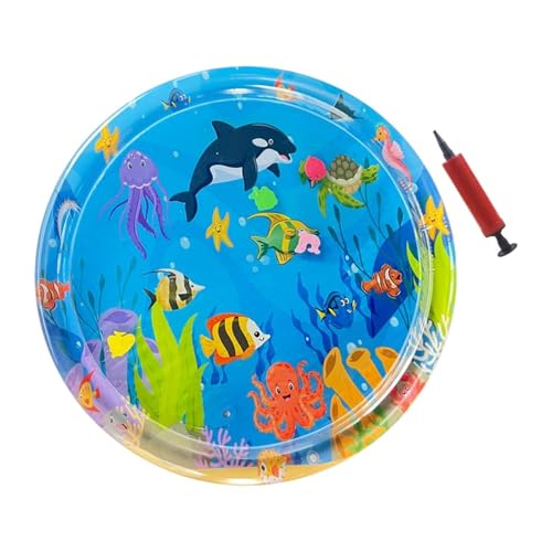 Ronyme Transducer Wasserspielmatte, Aufblasbare Wassermatte, Verdickte Kühlung, Interaktives Tragbares Katzenkühlkissen für Kätzchen, Kinder, Hunde, Sommer, Style B Ronyme Transducer Wasserspielmatte, Aufblasbare Wassermatte, Verdickte Kühlung, Interaktives Tragbares Katzenkühlkissen für Kätzchen, Kinder, Hunde, Sommer, Style B von Ronyme