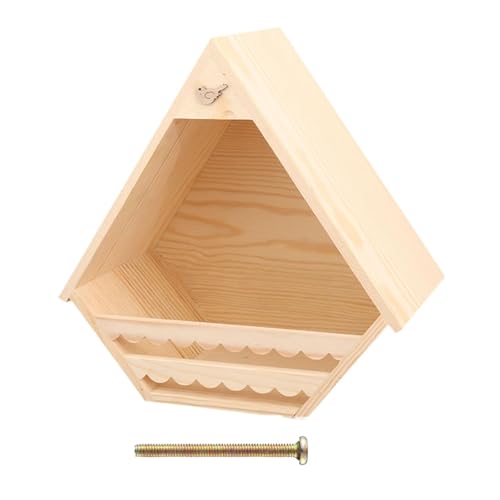 Ronyme Vogelhaus Outdoor Vögel Box Hängendes Vogelhaus Vögel Nest für Hinterhof Hof, Style B von Ronyme