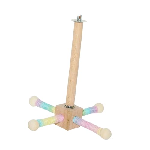 Ronyme Vogelständer, Sitzstange, Spielzeug, Papagei, Sitzstange, stabiles, interaktives Laufrad aus, Nymphensittich-Spielzeug Ronyme Vogelständer, Sitzstange, Spielzeug, Papagei, Sitzstange, stabiles, interaktives Laufrad aus, Nymphensittich-Spielzeug von Ronyme