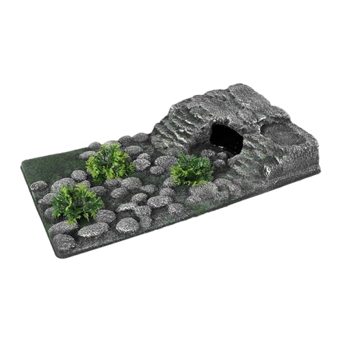 Ronyme Wasserschildkröten-Sonnenplattform, Kletterrampe, Aquarium, Reptilien-Dock, Ruheterrasse für Eidechsen, Frösche, Amphibien, Schildkröten, Style C von Ronyme