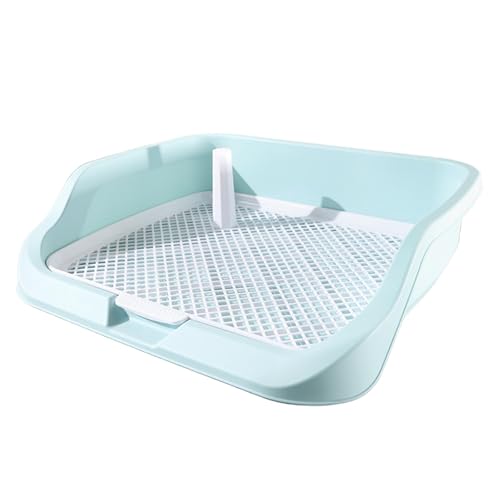 Ronyme Welpentoilette, Töpfchenzug-Ecke für kleine und mittelgroße Hunde, tragbare Indoor-Haustier-PIPI-Toilette, erhöhtes Gehege, Hundetoilette, GrÜn Ronyme Welpentoilette, Töpfchenzug-Ecke für kleine und mittelgroße Hunde, tragbare Indoor-Haustier-PIPI-Toilette, erhöhtes Gehege, Hundetoilette, GrÜn von Ronyme