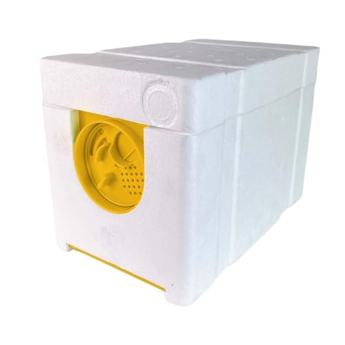 Ronyme Zuchtbox für Bienenköniginnen, Zuchtbox, Bienenstöcke, Imkereiwerkzeug, Mini-Paarungsbox für Bienen, Apidea-Paarungsstock, Gelbe Tür Ronyme Zuchtbox für Bienenköniginnen, Zuchtbox, Bienenstöcke, Imkereiwerkzeug, Mini-Paarungsbox für Bienen, Apidea-Paarungsstock, Gelbe Tür von Ronyme