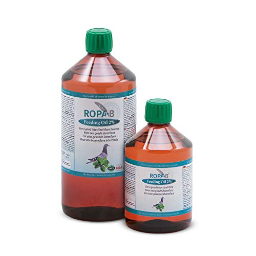 Ropa-B Ergänzungsfuttermittel für Tauben, 2 % Öl, 1 L, erhöht auf natürliche Weise die Widerstandsfähigkeit gegen Bakterien und Pilze. von Ropa
