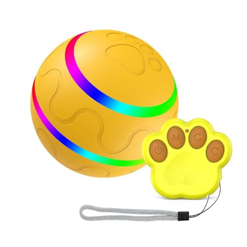 Rordigo Interaktives, Intelligentes Elektrisches Haustier, Automatisch Rollender Ball, Katzen- und für Welpen/Kleine Bis Mittelgroße Hunde mit Fernbedienung, Langlebig – von Rordigo