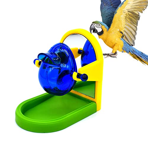 RoseFlower Vogel-Intelligenz-Trainingsspielzeug, Papageien-Fahrrad-Spielzeug, pädagogisches Vogel-Fußkrallen-Spielzeug, geeignet für eine Vielzahl von Vögeln von RoseFlower