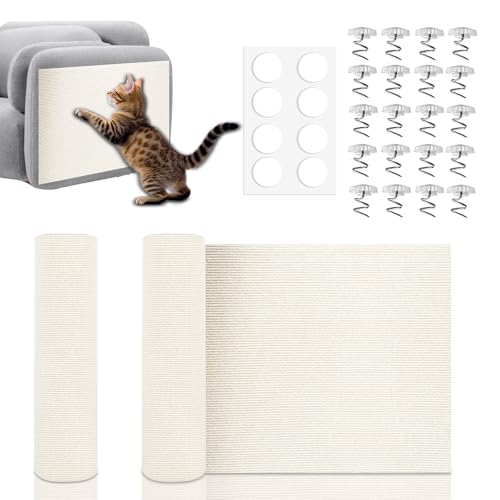2 Stück Kratzmatte Katzen Selbstklebend Kratzteppich Katze Wand Kratzschutz Sofa Katze DIY Climbing Cat Scratcher für Wandmontage Geeignet Möbel Kratzschutz Tür mit 20 Sofaschnallen Beige 40×100cm 2 Stück Kratzmatte Katzen Selbstklebend Kratzteppich Katze Wand Kratzschutz Sofa Katze DIY Climbing Cat Scratcher für Wandmontage Geeignet Möbel Kratzschutz Tür mit 20 Sofaschnallen Beige 40×100cm von Rosedreamer
