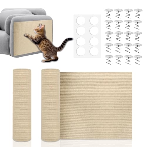 2 Stück Kratzmatte Katzen Selbstklebend Kratzteppich Katze Wand Kratzschutz Sofa Katze DIY Climbing Cat Scratcher für Wandmontage Geeignet Möbel Kratzschutz Tür mit 20 Sofaschnallen Khaki 40×100cm 2 Stück Kratzmatte Katzen Selbstklebend Kratzteppich Katze Wand Kratzschutz Sofa Katze DIY Climbing Cat Scratcher für Wandmontage Geeignet Möbel Kratzschutz Tür mit 20 Sofaschnallen Khaki 40×100cm von Rosedreamer