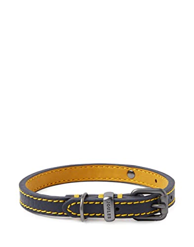 Rosewood Joules Hundehalsband, Leder, Größe L, Marineblau von Joules