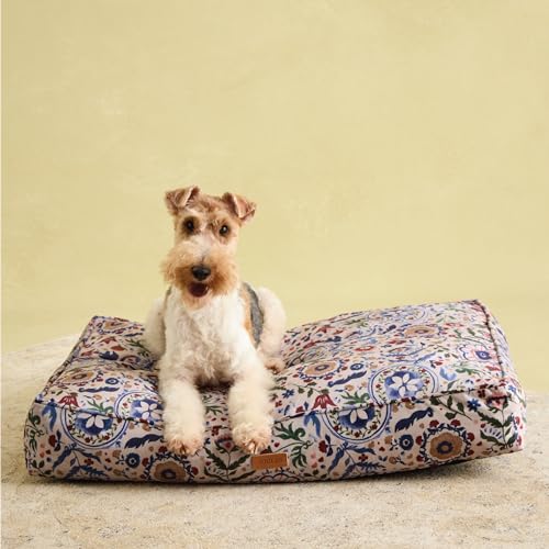 Rosewood x Joules Festival Floral Matratze für Hunde Mittelgroßes Hundebett Dick Gepolsterter Rutschfester Boden Waschbar Luxus Haustierbett für Mittlere Hunde Rosewood x Joules Festival Floral Matratze für Hunde Mittelgroßes Hundebett Dick Gepolsterter Rutschfester Boden Waschbar Luxus Haustierbett für Mittlere Hunde von Rosewood