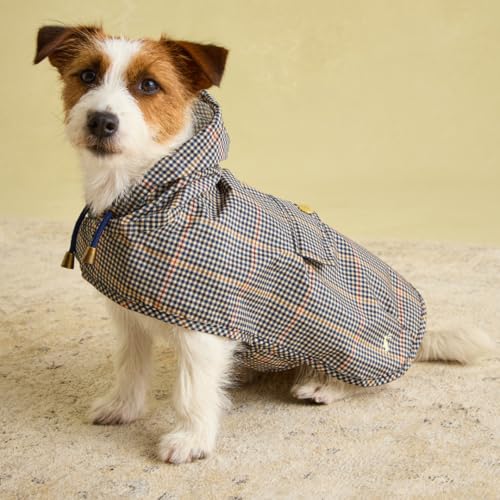 Rosewood x Joules Henson Check Packaway Jacke für Hunde, klein, waschbar, leicht und tragbar, wasserabweisender Hundemantel für kleine Hunde Rosewood x Joules Henson Check Packaway Jacke für Hunde, klein, waschbar, leicht und tragbar, wasserabweisender Hundemantel für kleine Hunde von Rosewood
