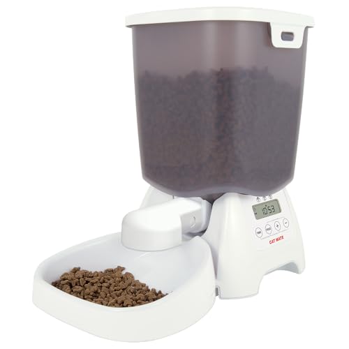 Cat Mate Automat für Trockenfutter L: 21.1 cm B: 21.1 cm H: 36.8 cm 3 kg 905 g von Cat Mate