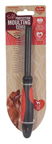 ROSEWOOD (Soft Protection) Salon Moulting Comb von Rosewood