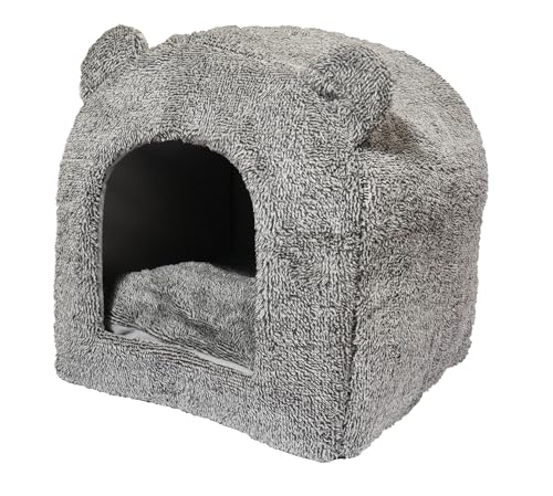 Rosewood 03081 superweiches Teddybär-Katzenbett in Luxusausführung, 38 x 38 cm, grau Rosewood 03081 superweiches Teddybär-Katzenbett in Luxusausführung, 38 x 38 cm, grau von Rosewood
