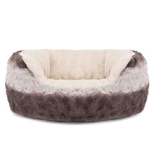 Rosewood 04375 Kuschelbett für Hunde, weich, Länge 50 cm, grau/cremeweiß Rosewood 04375 Kuschelbett für Hunde, weich, Länge 50 cm, grau/cremeweiß von Rosewood