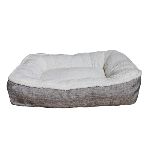 Rosewood 04387 Hundematratze aus Teddyplüsch/Tweedmaterial, Länge 66 cm von Rosewood