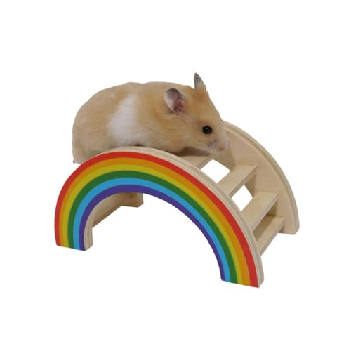 Rosewood 19277 Boredom Breaker Aktivitäts-Regenbogenbrücke für Kleintiere, Small von Rosewood