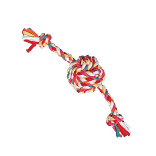 Rosewood 20260 Rosewood Baumwoll - Spielball mit integriertem Tau zum Zerren für Welpen und kleine Hunde von Rosewood