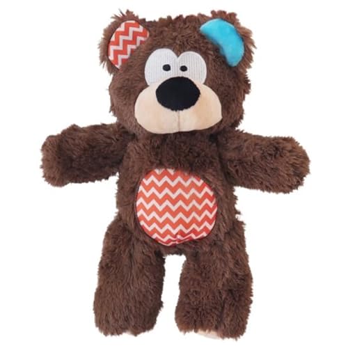 Rosewood 39036 Besonders Robustes Multifunktions-Plüschspielzeug Für Hunde mit Seilkern und Squeaker, 26 cm von Rosewood