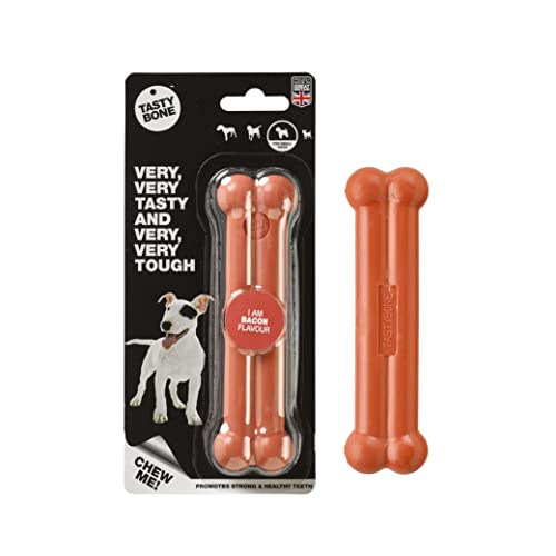 Tasty Bone Rosewood 57010 TastyBone extra robustes Hundespielzeug aus Nylon mit Speck-Geschmack, small von Tasty Bone
