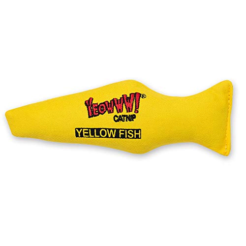 Rosewood 63102 Yeowww! Katzenspielzeug gelber Fisch von Rosewood