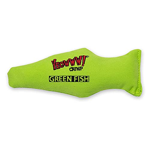 Rosewood 63119 Yeowww! Katzenspielzeug grüner Fisch von YEOWWW