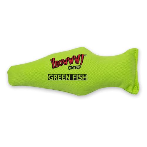 Rosewood 63119 Yeowww! Katzenspielzeug grüner Fisch von YEOWWW