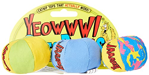 Rosewood 63409 Katzenspielzeug My Cats Balls, 3er-Pack von YEOWWW