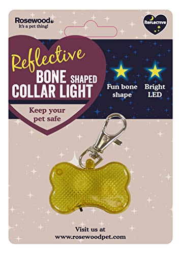 Rosewood 68013 Sicherheits-Halsbandlicht in Knochenform von Rosewood