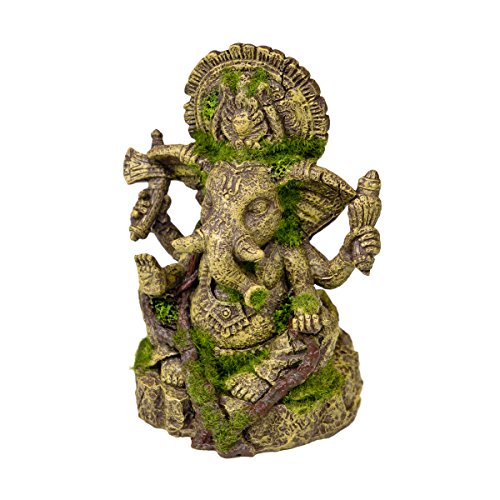 Rosewood 91694 Moosbedecktes Aquaristik-Ornament Ganesh-Statue aus Harz Rosewood 91694 Moosbedecktes Aquaristik-Ornament Ganesh-Statue aus Harz von Rosewood