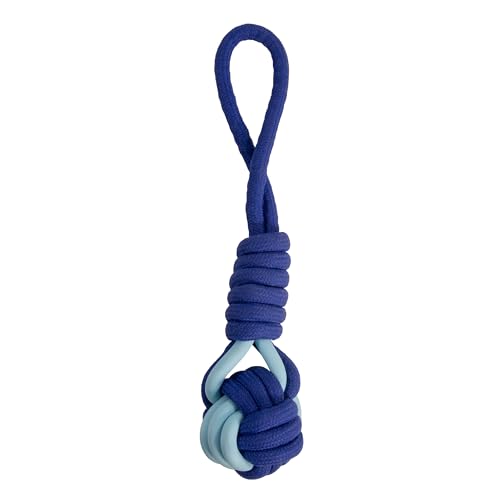 Rosewood Battersea Seil und Gummi Zerrspielzeug für Hunde, Blau und Lila, langlebiges Seil-Hundespielzeug, Robustes Hundespielzeug, groß, interaktives Hundespielzeug, 38 cm lang Rosewood Battersea Seil und Gummi Zerrspielzeug für Hunde, Blau und Lila, langlebiges Seil-Hundespielzeug, Robustes Hundespielzeug, groß, interaktives Hundespielzeug, 38 cm lang von Rosewood