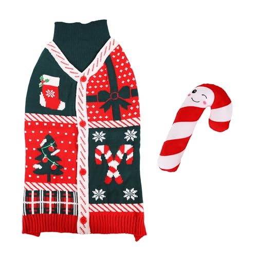 Rosewood Cupid & Comet Box für Hunde Medium - Festlicher Hundepullover und Zuckerstange Plüschtier Urlaub Hund Geschenk Weihnachten Outfit und Spielzeug Set für Hunde Spaß für Haustiere Rosewood Cupid & Comet Box für Hunde Medium - Festlicher Hundepullover und Zuckerstange Plüschtier Urlaub Hund Geschenk Weihnachten Outfit und Spielzeug Set für Hunde Spaß für Haustiere von Rosewood