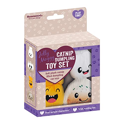 Rosewood Jolly Moggy Katzenminze Knödel-Spielzeug-Set, Katzenspielzeug Rosewood Jolly Moggy Katzenminze Knödel-Spielzeug-Set, Katzenspielzeug von Rosewood