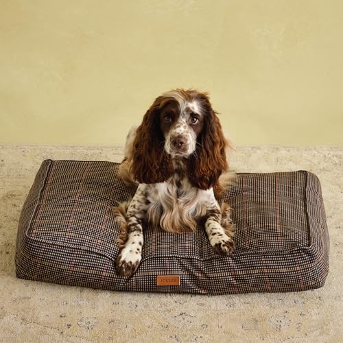 Rosewood Joules Henson Karierte Matratze für Hunde, Mittelgroßes Hundebett, dick gepolstert, rutschfeste Unterseite, waschbar, luxuriöses Haustierbett für mittelgroße Hunde Rosewood Joules Henson Karierte Matratze für Hunde, Mittelgroßes Hundebett, dick gepolstert, rutschfeste Unterseite, waschbar, luxuriöses Haustierbett für mittelgroße Hunde von Rosewood