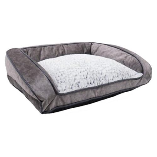 Rosewood Mittleres Hundebett maschinenwaschbar, superweiches, mit Fleece gefüttertes Hundebett aus Wildlederimitat, grau, 68 cm Rosewood Mittleres Hundebett maschinenwaschbar, superweiches, mit Fleece gefüttertes Hundebett aus Wildlederimitat, grau, 68 cm von Rosewood