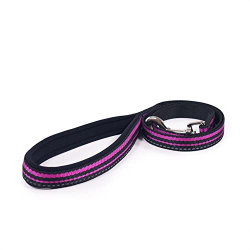 Rosewood Reflektierende Streifen, Schwarze und rosa Leine mit extra weich gepolstertem Griff, 101,6 cm Rosewood Reflektierende Streifen, Schwarze und rosa Leine mit extra weich gepolstertem Griff, 101,6 cm von Rosewood