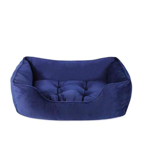 Rosewood Samt Hundebett Quadratisch – Klein, 46x36x15 cm – Luxuriöses Navy Blaues Hundebett – Weiches Kuschelbett für Hunde & Katzen, Stilvoll & Bequem Rosewood Samt Hundebett Quadratisch – Klein, 46x36x15 cm – Luxuriöses Navy Blaues Hundebett – Weiches Kuschelbett für Hunde & Katzen, Stilvoll & Bequem von Rosewood