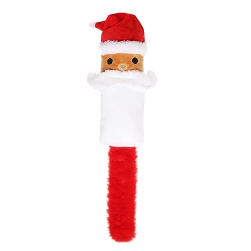 Rosewood Scott Santa Cat Kicker Spielzeug - Großes Festliches Katzenminze Spielzeug mit Knisterschwanz zum Treten, Wrestling & Jagen - Weiches Plüsch Weihnachten Katzenspielzeug für aktives Spielen Rosewood Scott Santa Cat Kicker Spielzeug - Großes Festliches Katzenminze Spielzeug mit Knisterschwanz zum Treten, Wrestling & Jagen - Weiches Plüsch Weihnachten Katzenspielzeug für aktives Spielen von Rosewood