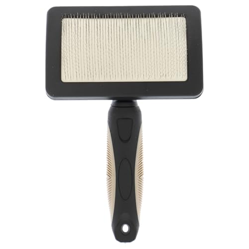 Rosewood Soft-Slickerbürste für Hunde – Größe L – Hundebürste für mittellanges bis langes Fell – Schwarz – Sanfte Pflegebürste mit Edelstahlstiften Rosewood Soft-Slickerbürste für Hunde – Größe L – Hundebürste für mittellanges bis langes Fell – Schwarz – Sanfte Pflegebürste mit Edelstahlstiften von Rosewood
