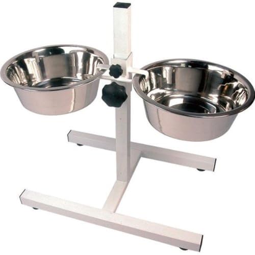 Rosewood 06100 höhenverstellbarer doppelter Fressnapf, XL von Rosewood