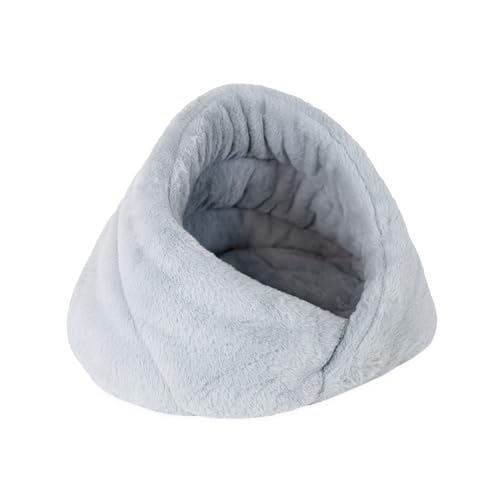 Rosewood Wickel-Katzenbett aus Fell, Blau Rosewood Wickel-Katzenbett aus Fell, Blau von Rosewood