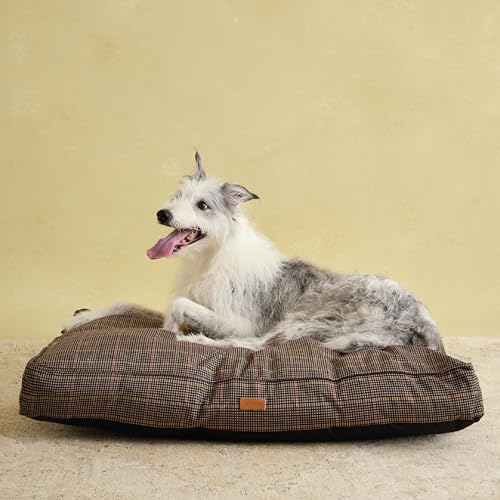 Rosewood x Joules Henson Karo Matratze für Hunde, Großes Hundebett Dick Gepolsterter Rutschfester Boden Waschbar Luxus Haustierbett für Große Hunde Rosewood x Joules Henson Karo Matratze für Hunde, Großes Hundebett Dick Gepolsterter Rutschfester Boden Waschbar Luxus Haustierbett für Große Hunde von Rosewood