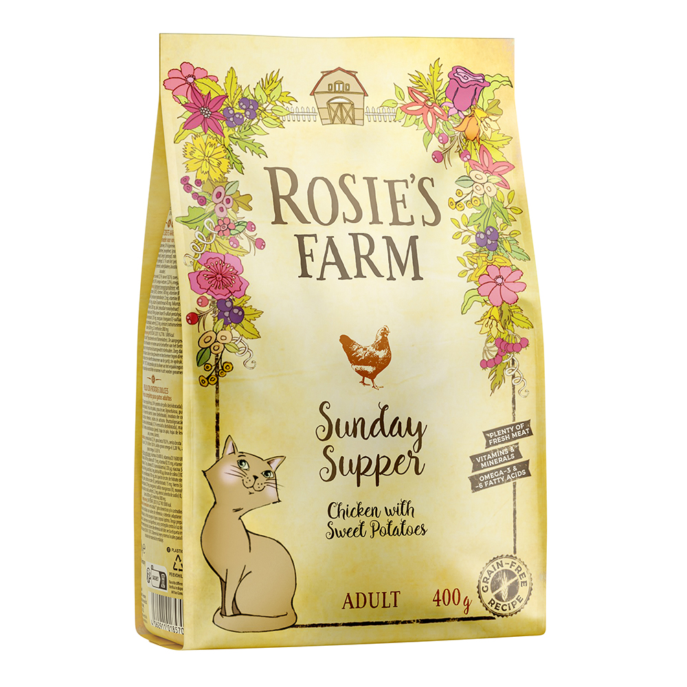 400 g Rosie's Farm Adult zum Sonderpreis! - Huhn mit Süßkartoffeln von Rosie's Farm