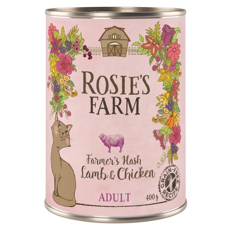 Rosie's Farm Adult 6 x 400 g - Lamm & Huhn von Rosie's Farm