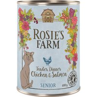 Rosie's Farm Einzeldose 1 x 400 g - Senior Huhn & Lachs von Rosie's Farm