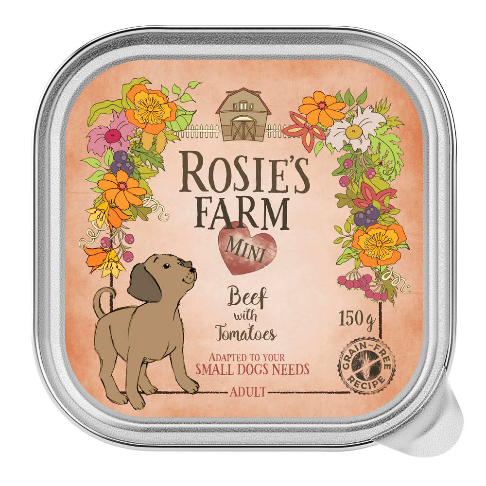 Rosie's Farm Mini 6 x 150 g - Rind mit Tomaten Rosie's Farm Mini 6 x 150 g - Rind mit Tomaten von Rosie's Farm