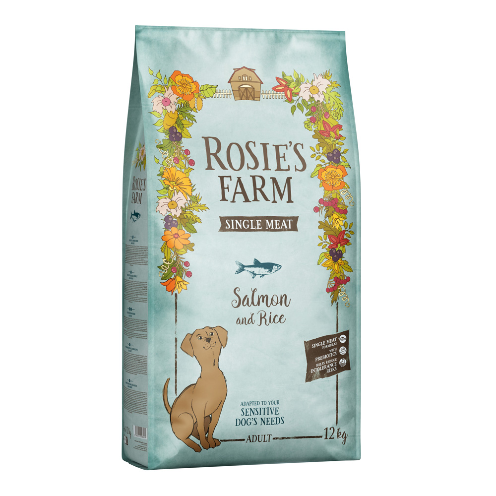 Rosie's Farm Single Meat Adult Lachs mit Reis - 12 kg Rosie's Farm Single Meat Adult Lachs mit Reis - 12 kg von Rosie's Farm