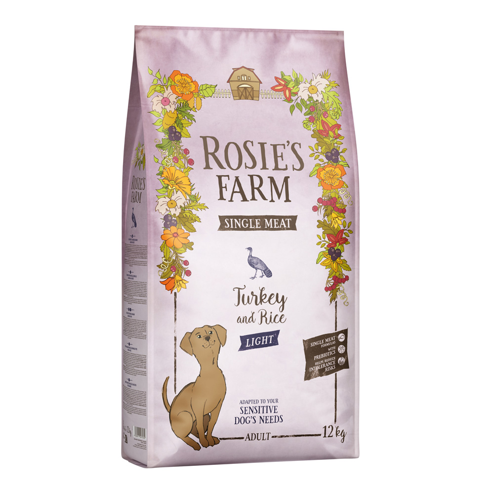 Rosie's Farm Single Meat Light Pute mit Reis - 12 kg von Rosie's Farm