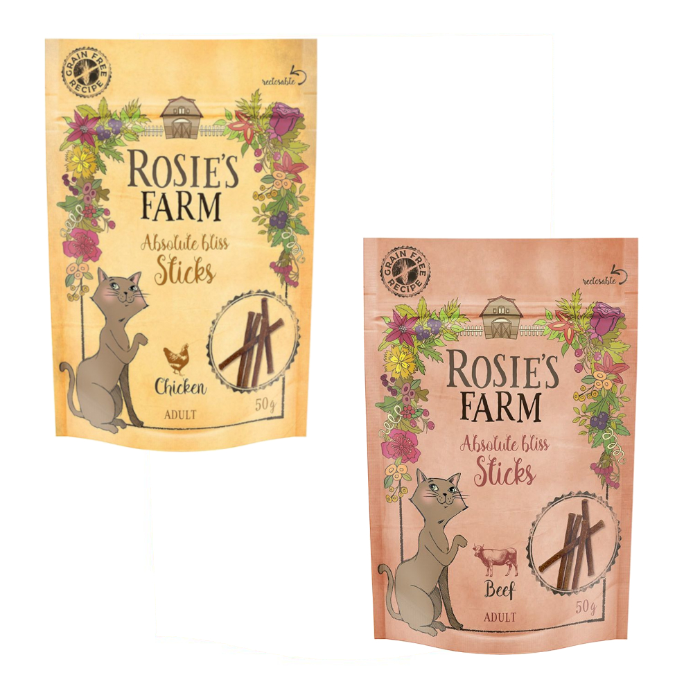 Rosie's Farm Snack-Mix - "Sticks" (Je 1x Huhn & Rind) von Rosie's Farm